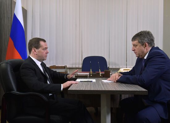 Dmitry Medvedev visits Central Federal District
