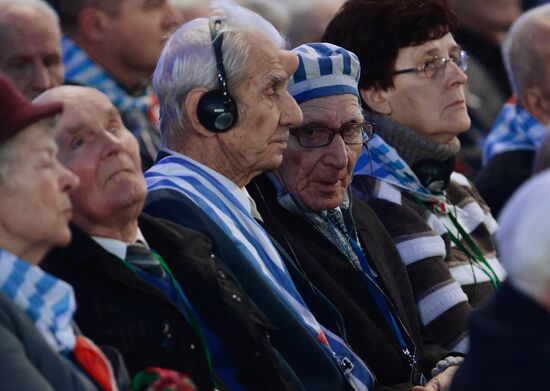 70th anniversary of liberation of Auschwitz-Birkenau concentration camp