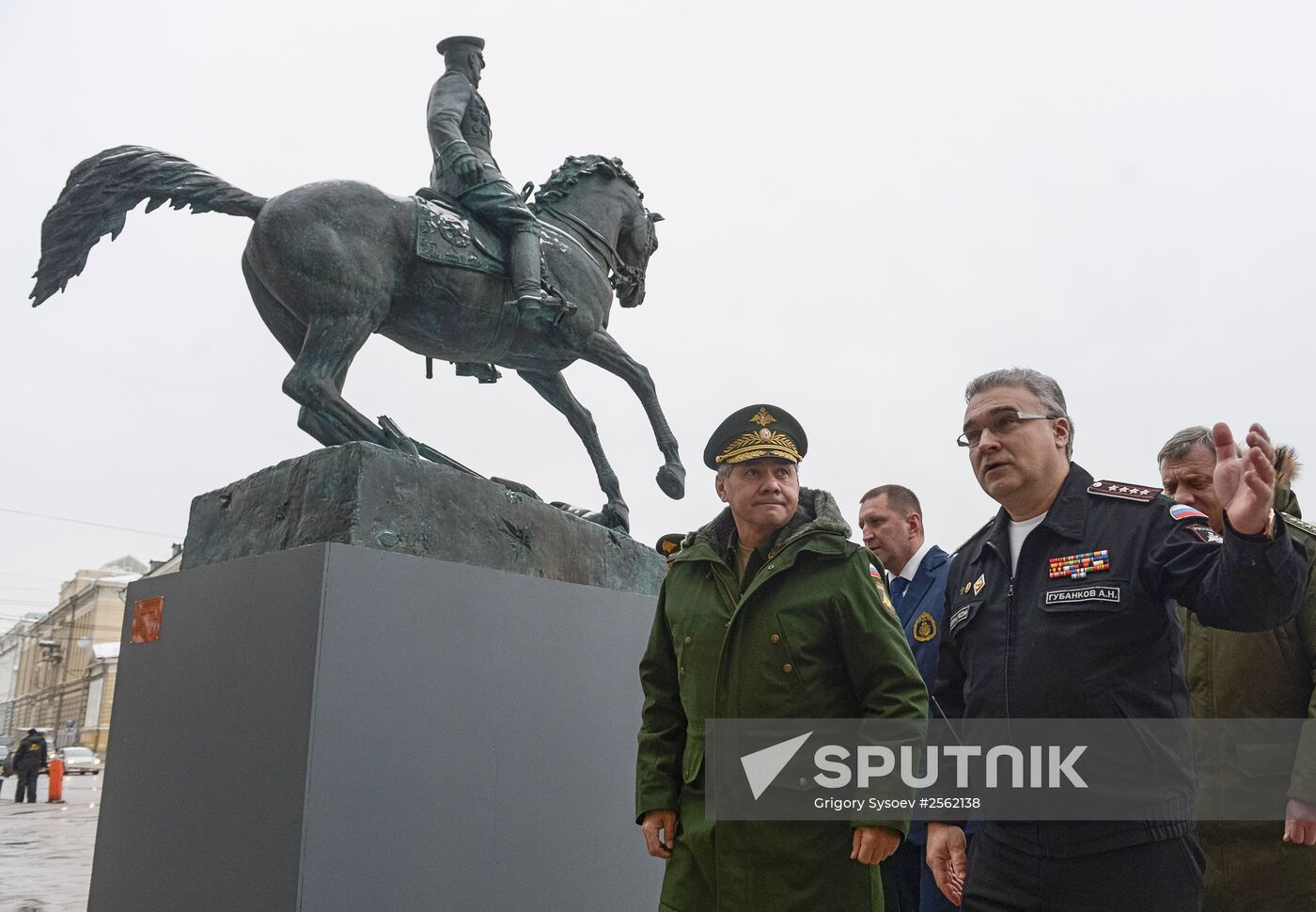 Second monument to Marshal Georgy Zhukov unveiled on Moscow's Manezhnaya Square