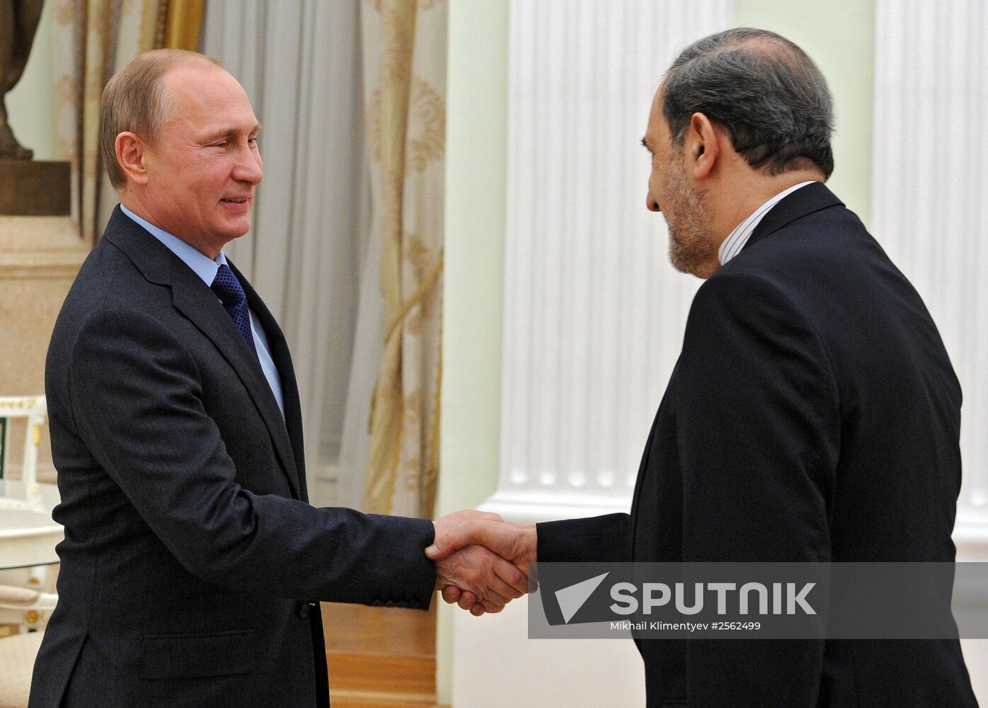 Vladimir Putin meets with Ali Akbar Velayati, Iranian president's special envoy and advisor for foreign affairs