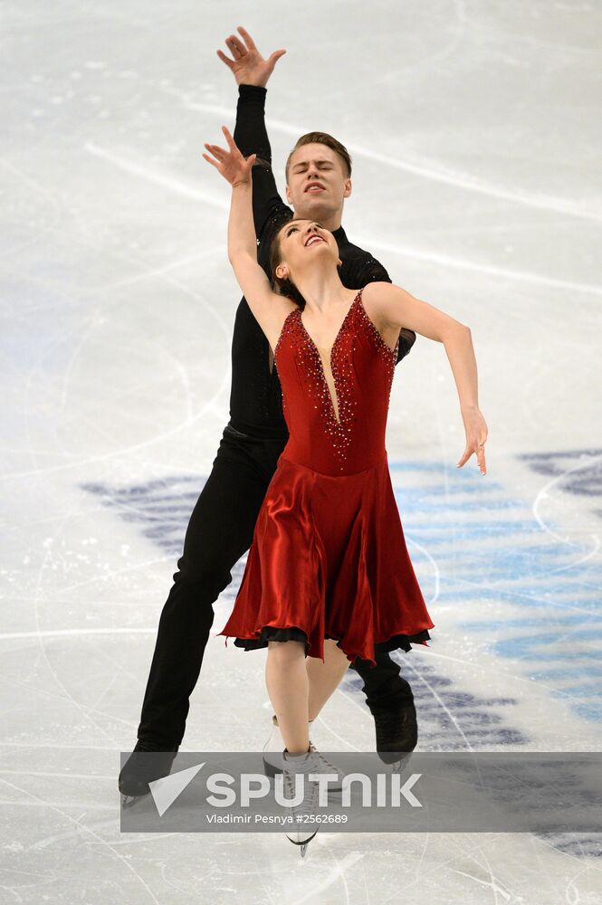 European Figure Skating Championships. Ice dancing. Short program