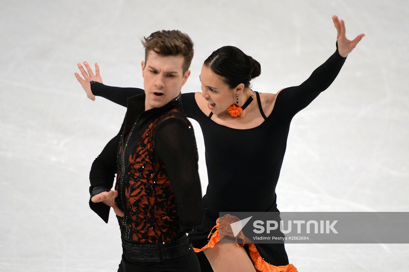 European Figure Skating Championships. Ice dancing. Short program