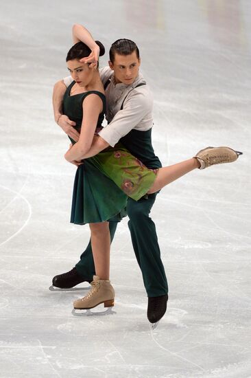 European Figure Skating Championships. Ice dancing. Short program