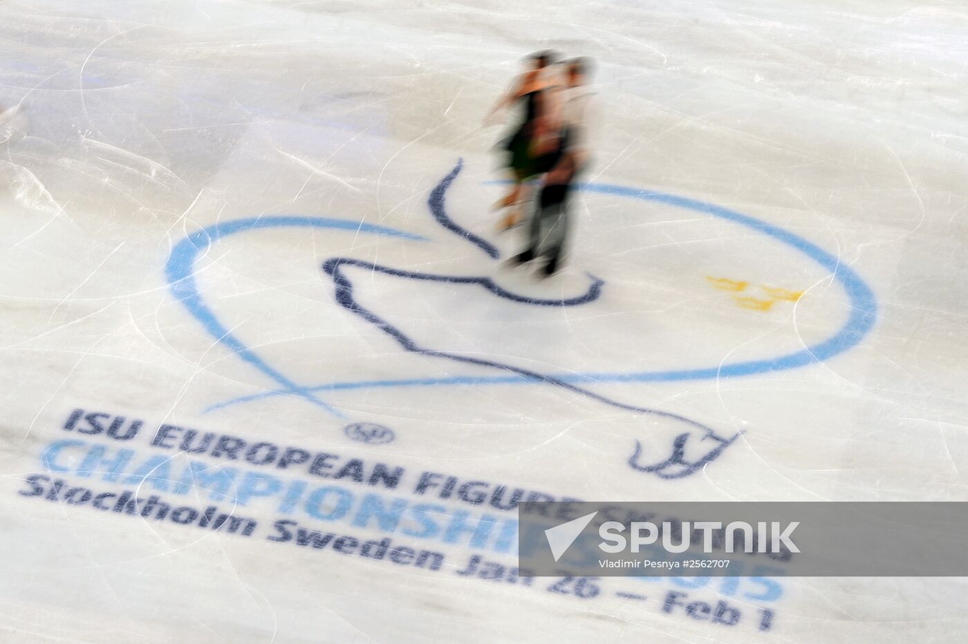 European Figure Skating Championships. Ice dancing. Short program