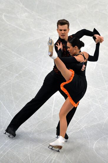 European Figure Skating Championships. Ice dancing. Short program