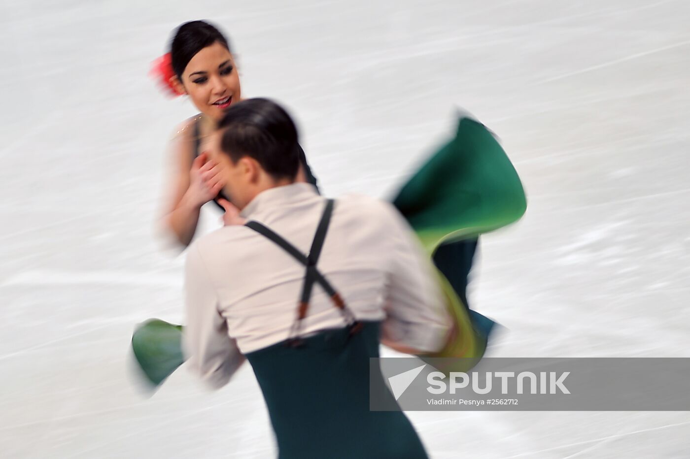 European Figure Skating Championships. Ice dancing. Short program