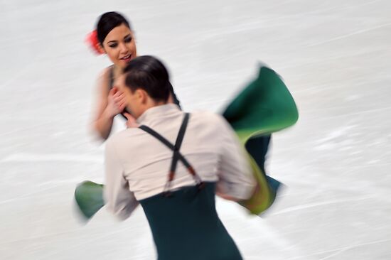 European Figure Skating Championships. Ice dancing. Short program