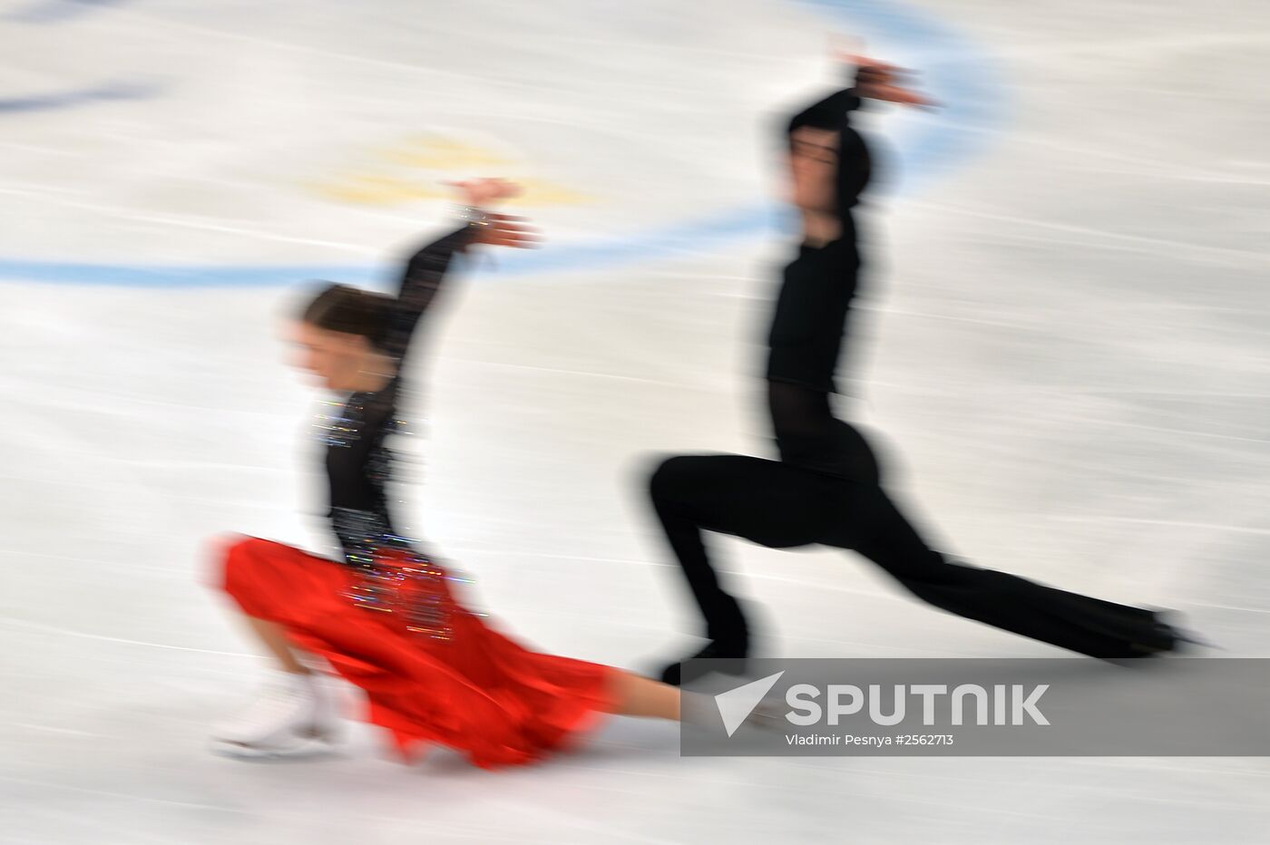 European Figure Skating Championships. Ice dancing. Short program