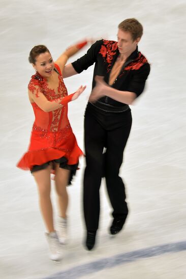 European Figure Skating Championships. Ice dancing. Short program