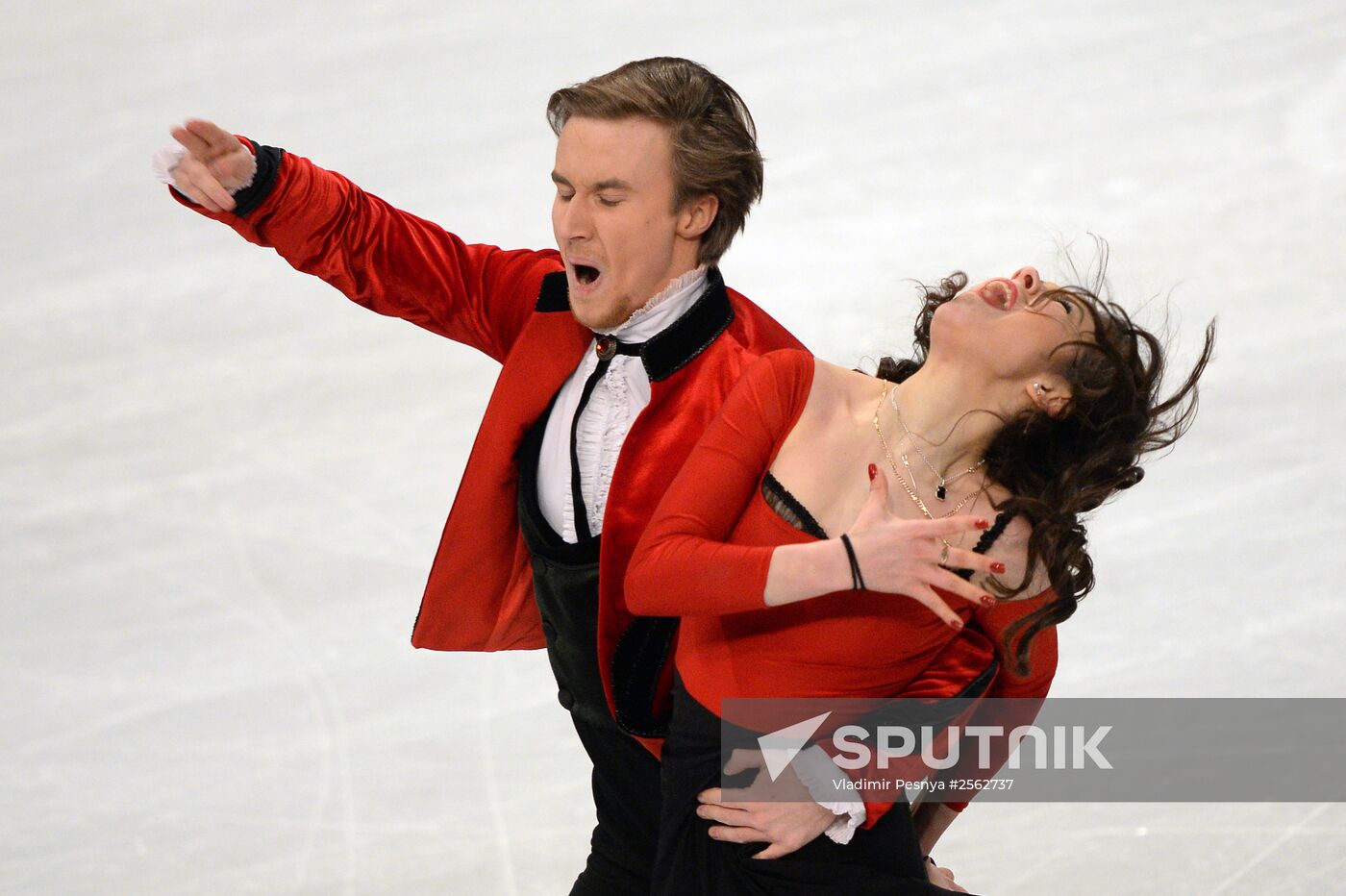 European Figure Skating Championships. Ice dancing. Short program