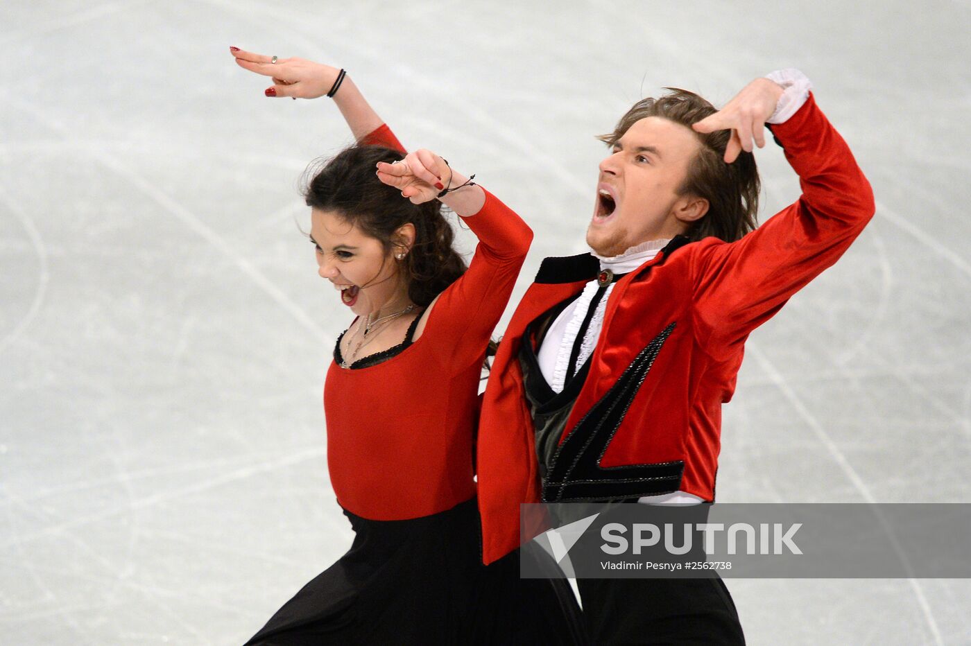 European Figure Skating Championships. Ice dancing. Short program