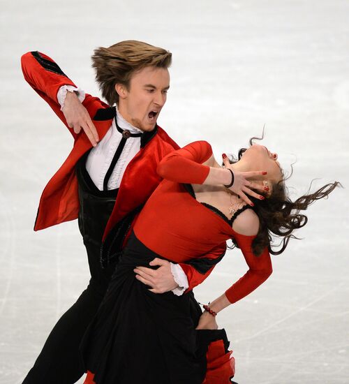 European Figure Skating Championships. Ice dancing. Short program