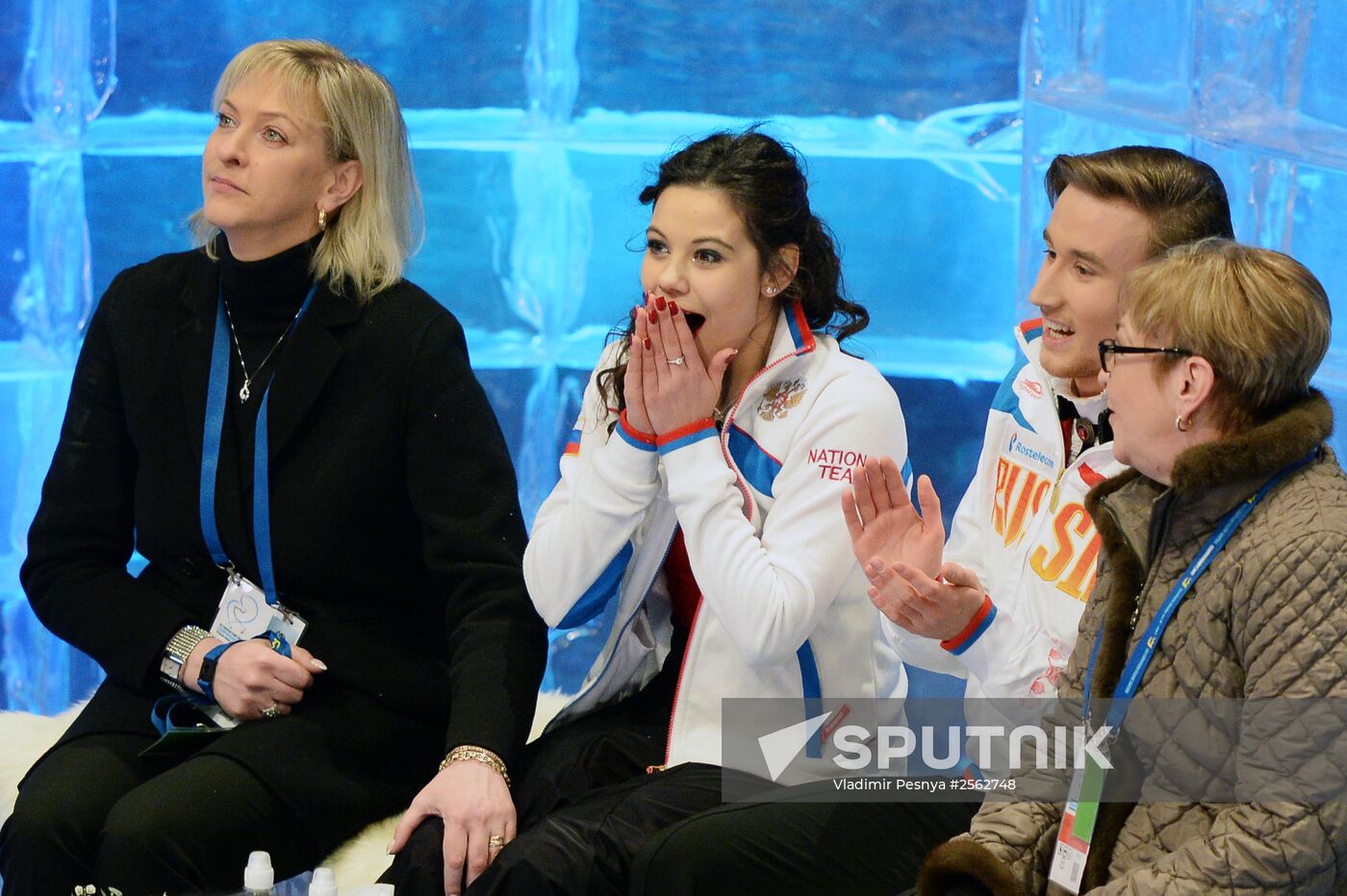 European Figure Skating Championships. Ice dancing. Short program