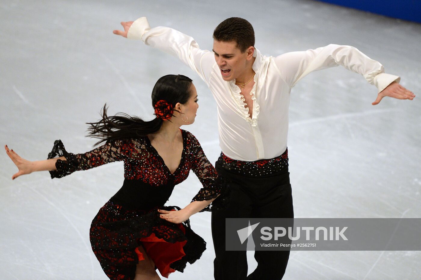 European Figure Skating Championships. Ice dancing. Short program