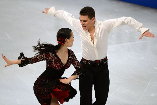 European Figure Skating Championships. Ice dancing. Short program