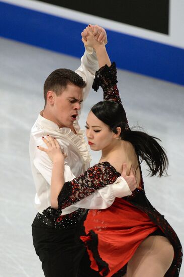 European Figure Skating Championships. Ice dancing. Short program