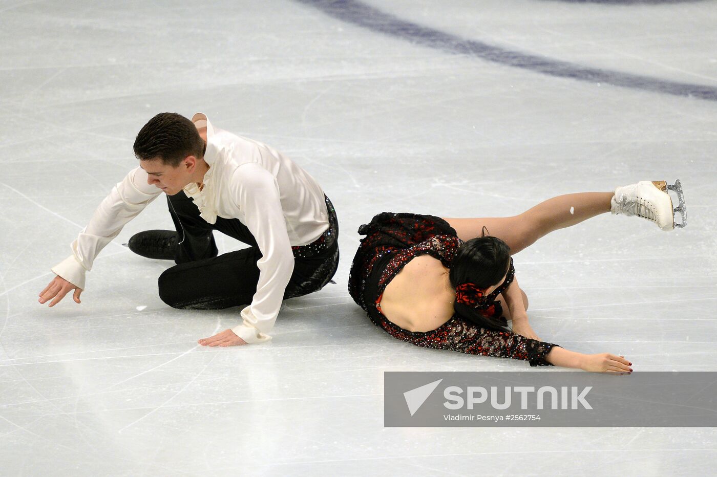 European Figure Skating Championships. Ice dancing. Short program