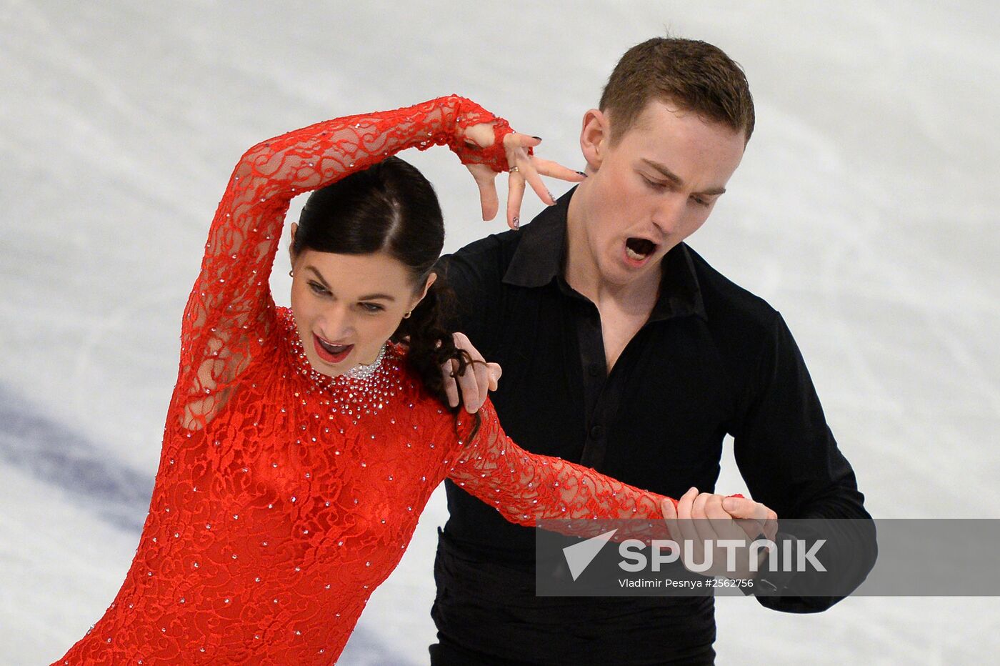 European Figure Skating Championships. Ice dancing. Short program