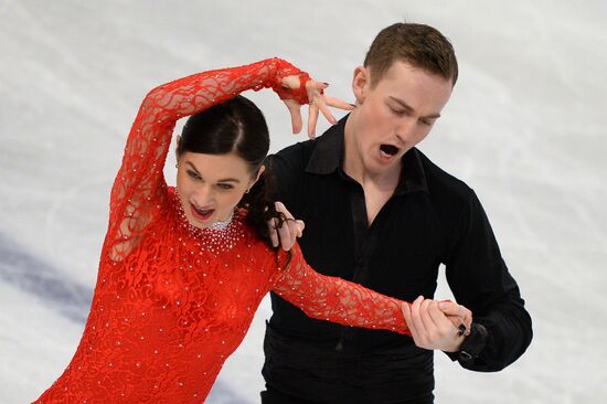 European Figure Skating Championships. Ice dancing. Short program