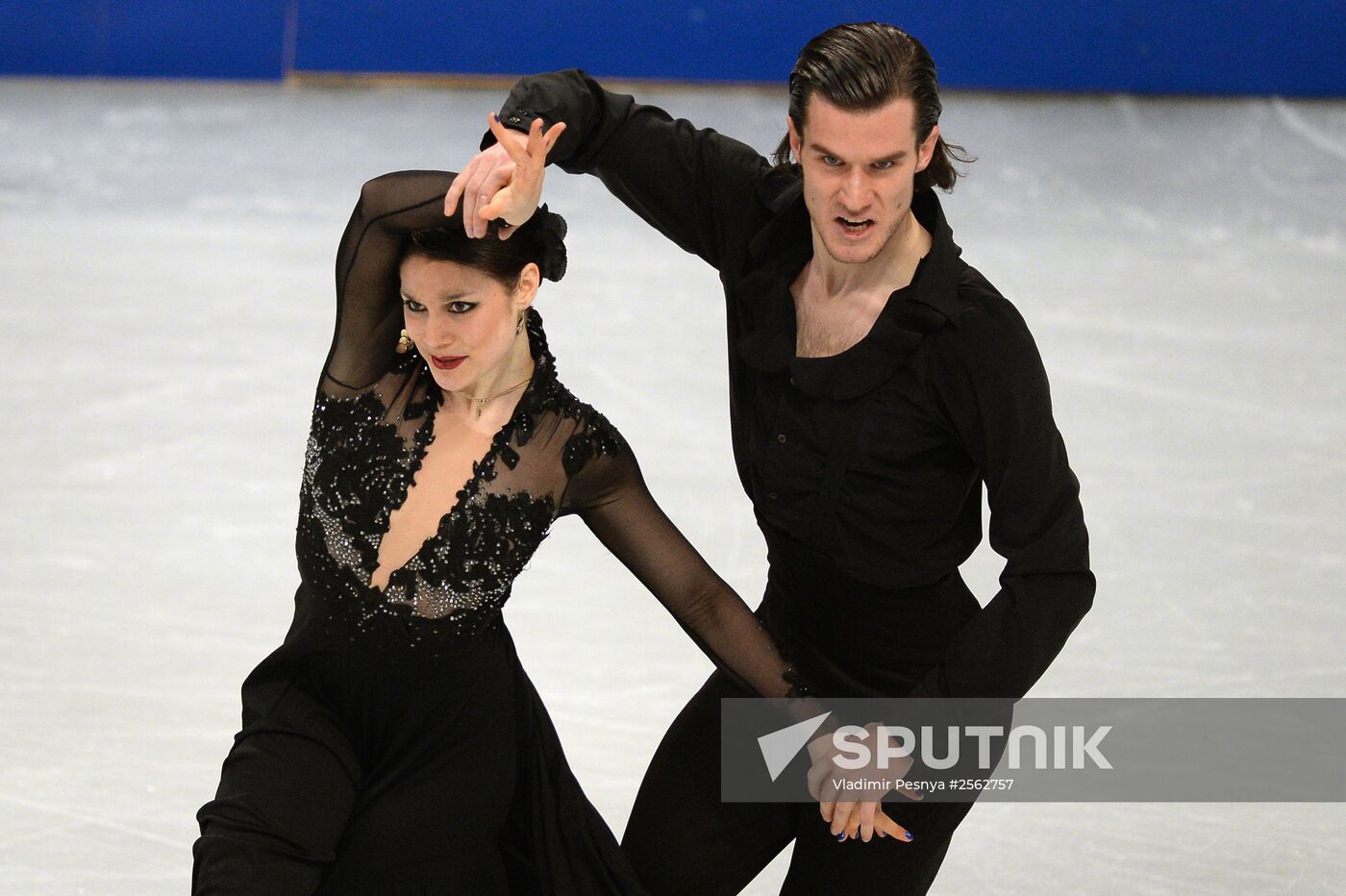 European Figure Skating Championships. Ice dancing. Short program