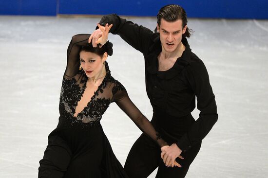 European Figure Skating Championships. Ice dancing. Short program