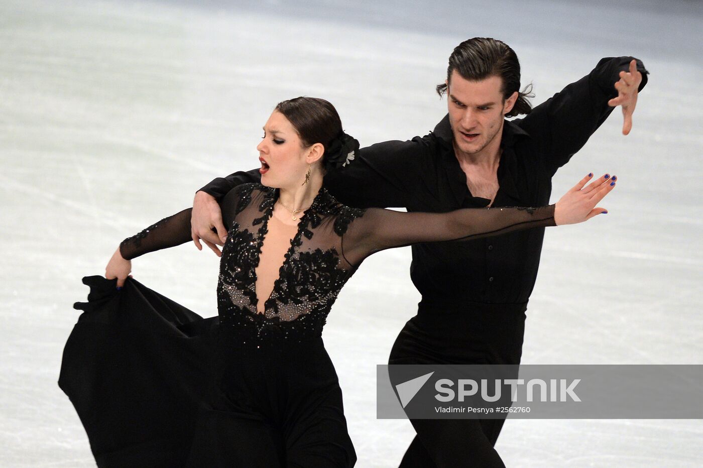 European Figure Skating Championships. Ice dancing. Short program