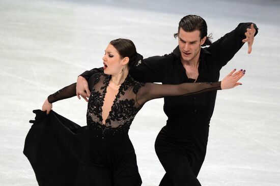 European Figure Skating Championships. Ice dancing. Short program