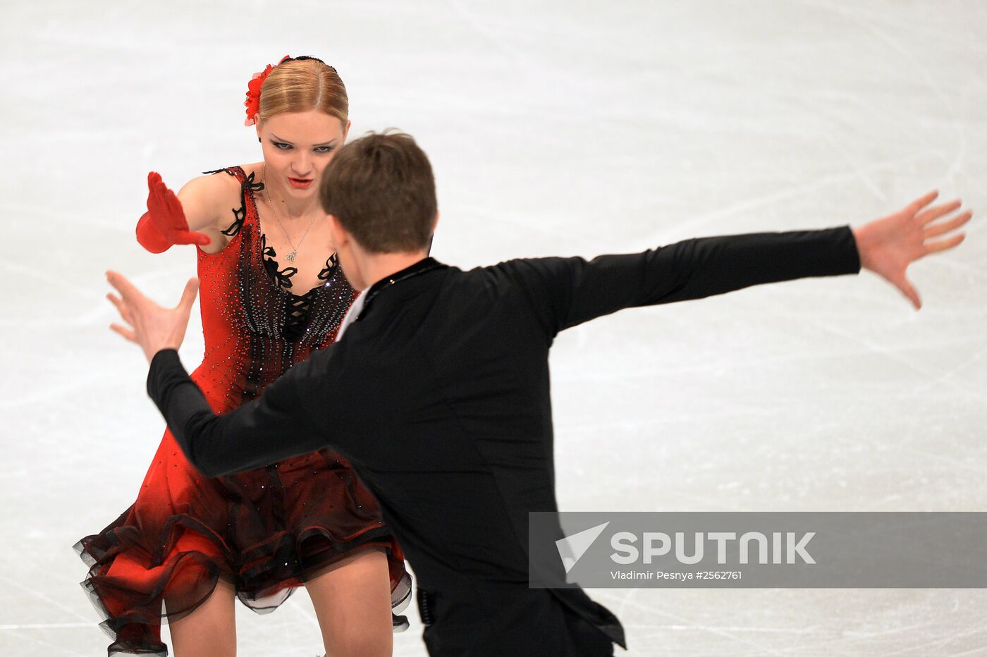 European Figure Skating Championships. Ice dancing. Short program