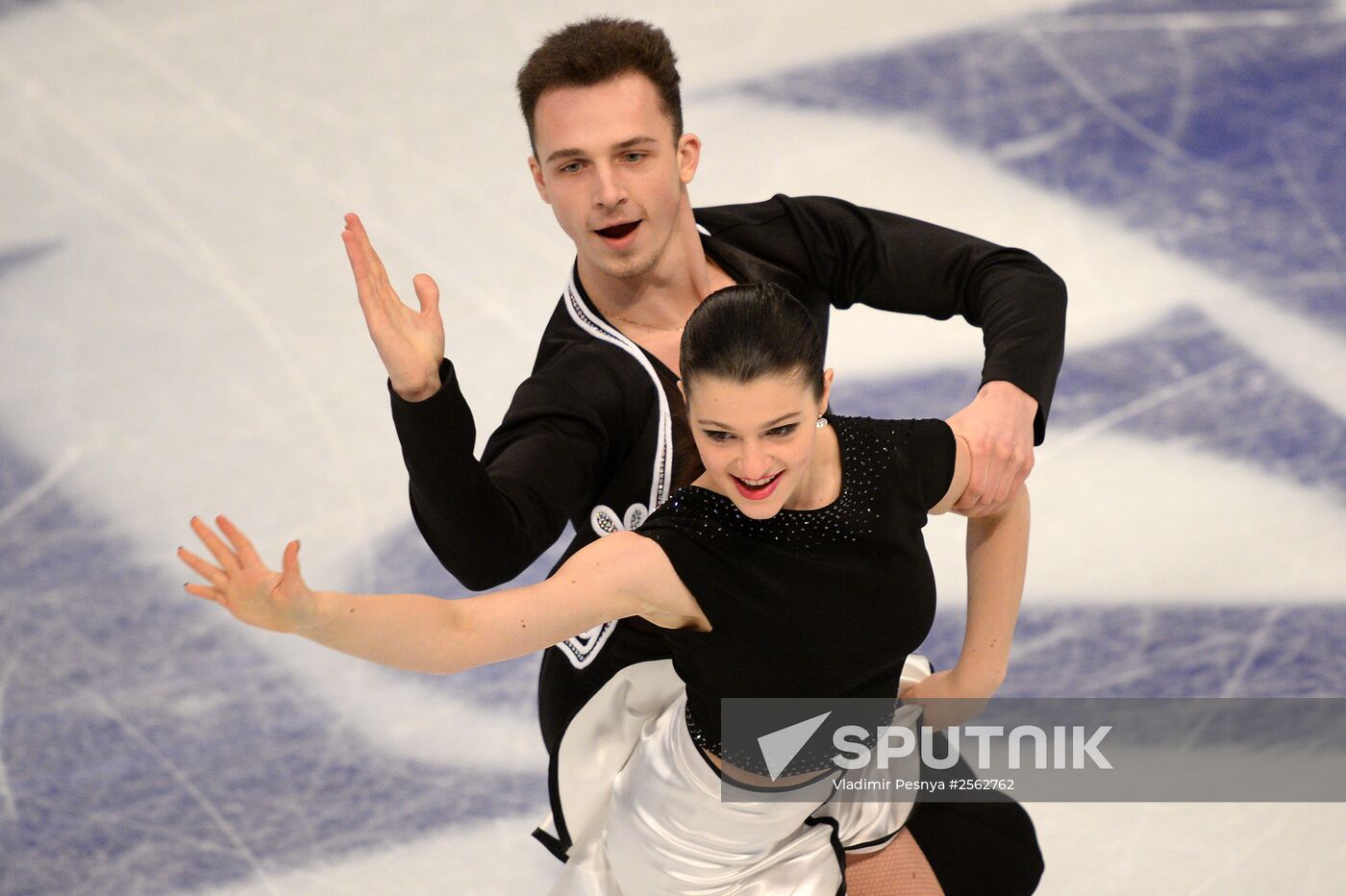 European Figure Skating Championships. Ice dancing. Short program