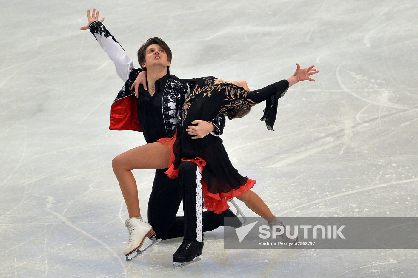 European Figure Skating Championships. Ice dancing. Short program