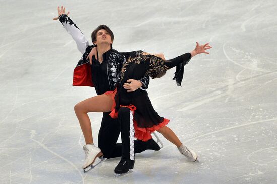 European Figure Skating Championships. Ice dancing. Short program