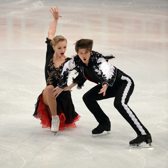 European Figure Skating Championships. Ice dancing. Short program