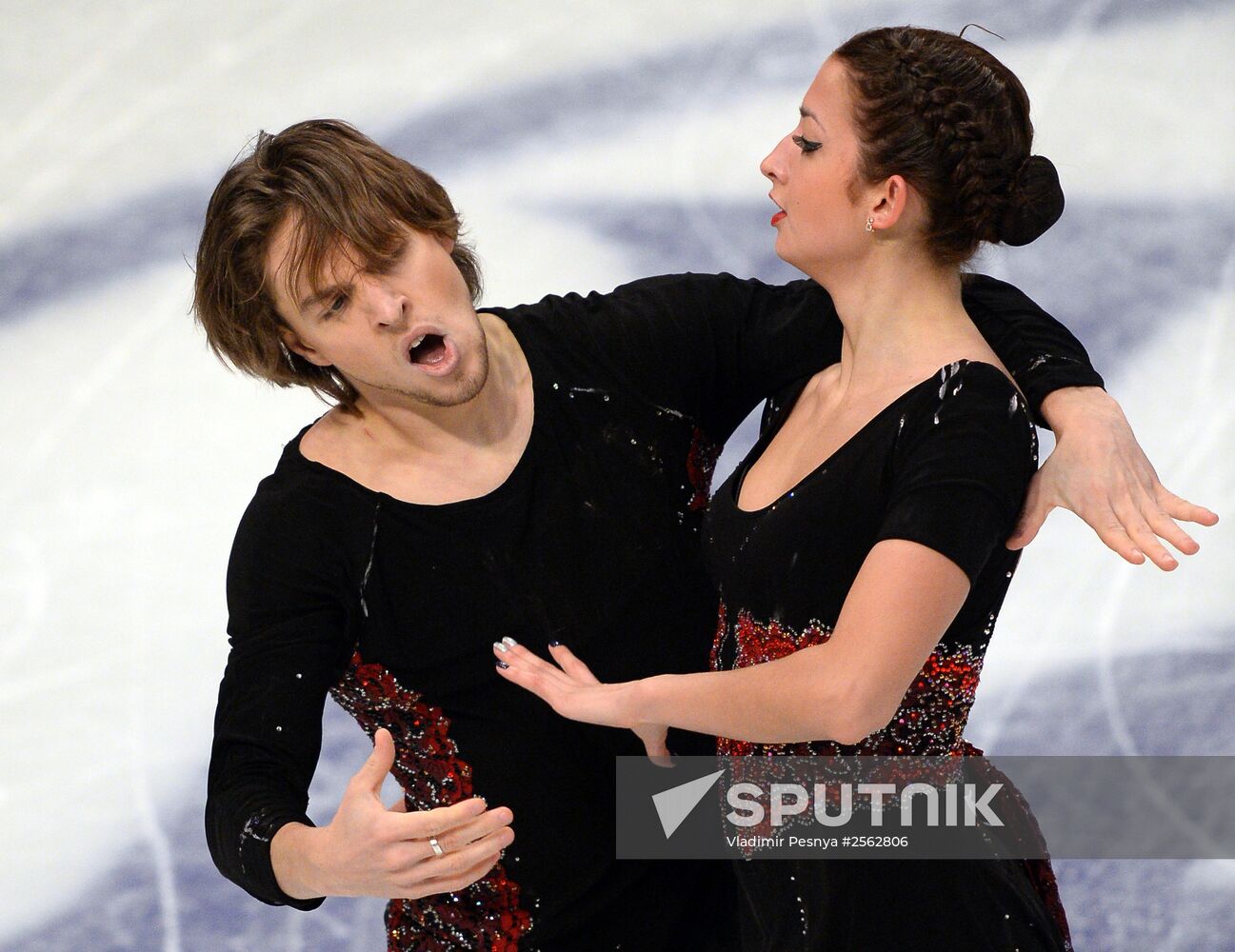 European Figure Skating Championships. Ice dancing. Short program