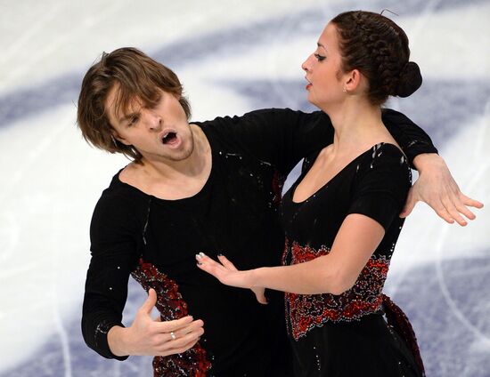 European Figure Skating Championships. Ice dancing. Short program