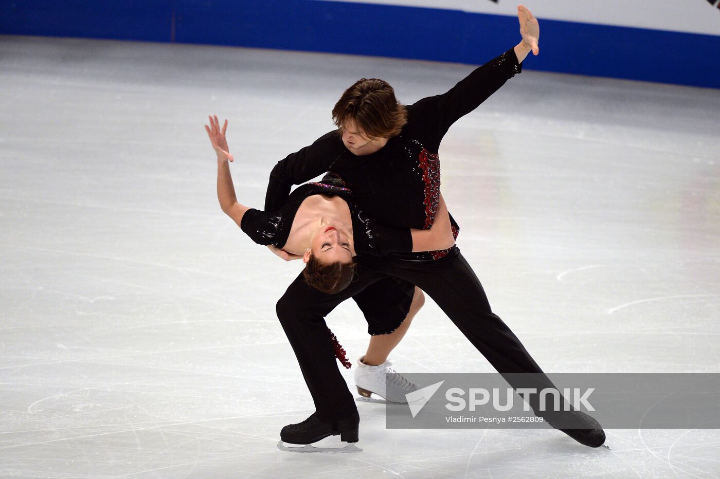 European Figure Skating Championships. Ice dancing. Short program