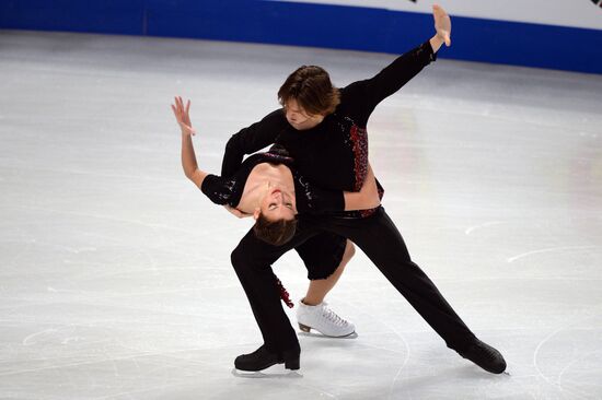 European Figure Skating Championships. Ice dancing. Short program