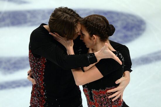 European Figure Skating Championships. Ice dancing. Short program