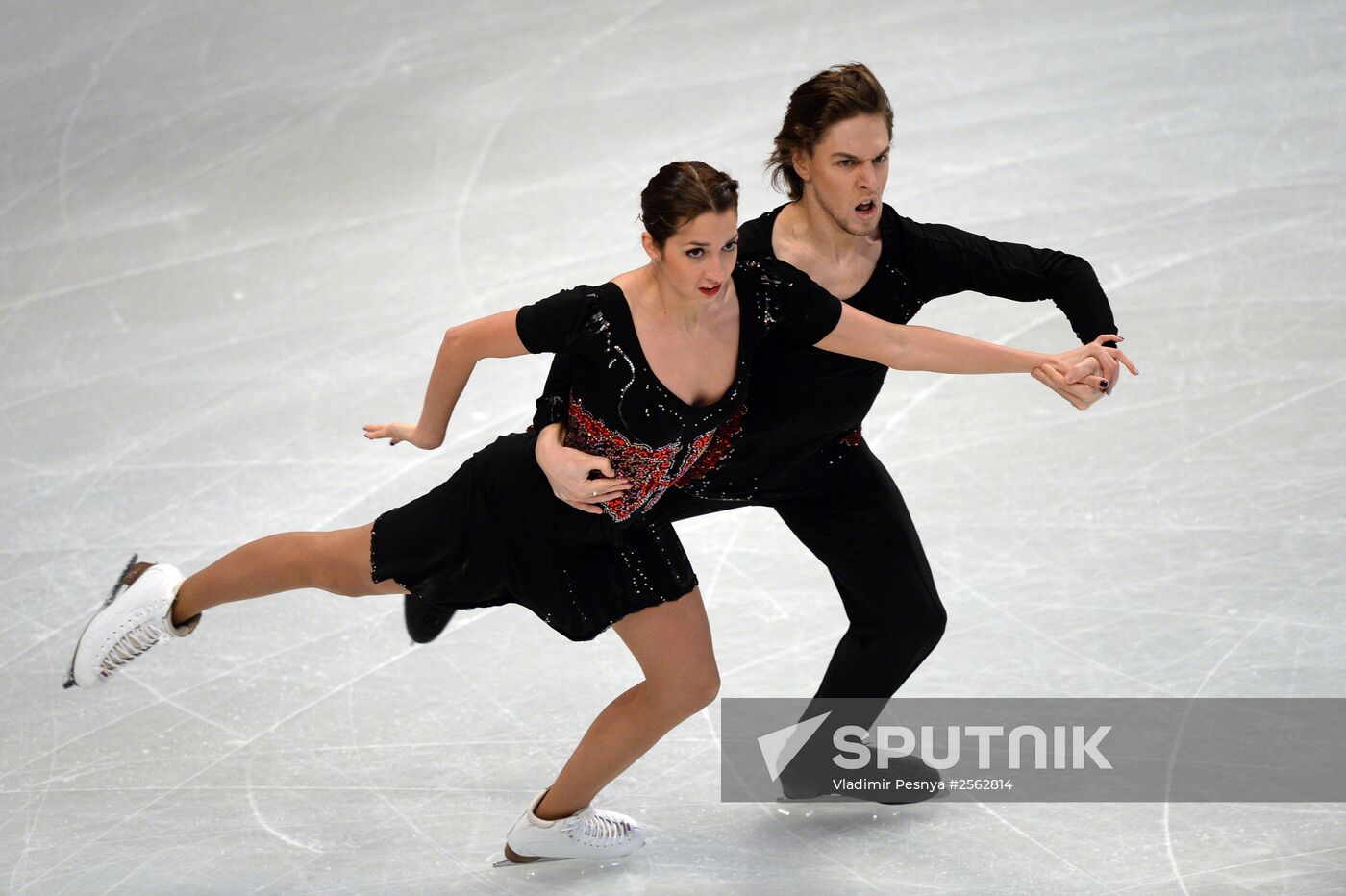 European Figure Skating Championships. Ice dancing. Short program