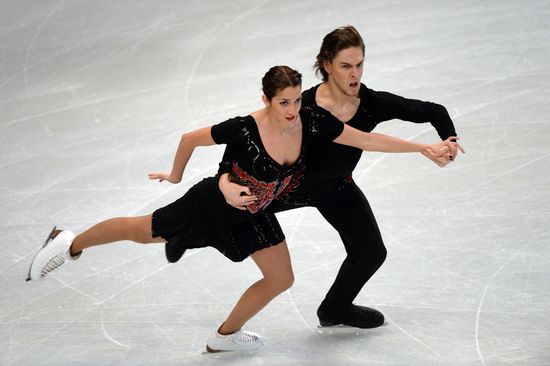 European Figure Skating Championships. Ice dancing. Short program