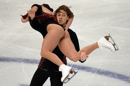 European Figure Skating Championships. Ice dancing. Short program