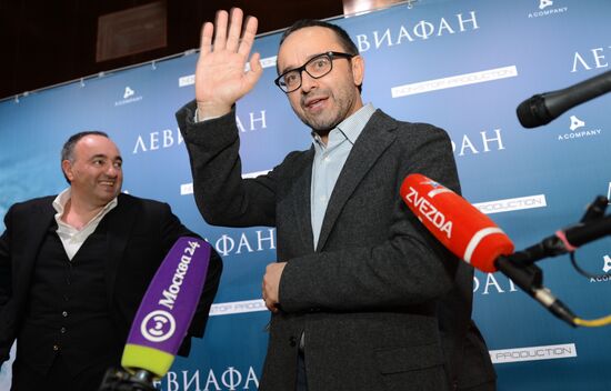 Moscow premiere of Andrei Zvyagintsev's film Leviathan