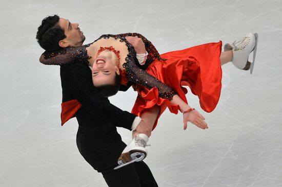 European Figure Skating Championships. Ice dancing. Short program