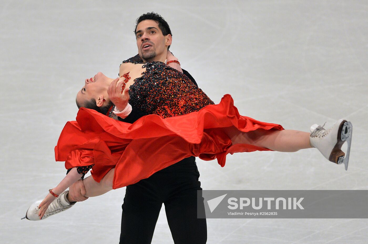 European Figure Skating Championships. Ice dancing. Short program