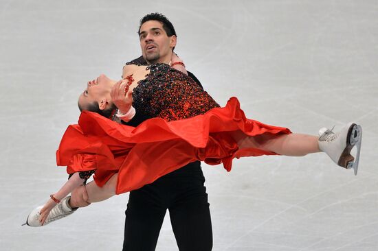 European Figure Skating Championships. Ice dancing. Short program