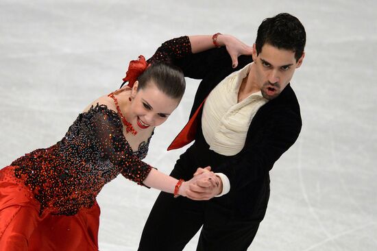 European Figure Skating Championships. Ice dancing. Short program