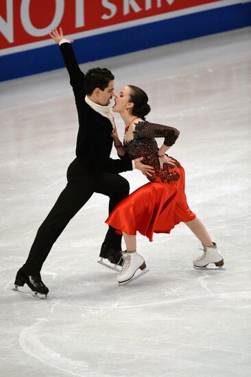 European Figure Skating Championships. Ice dancing. Short program