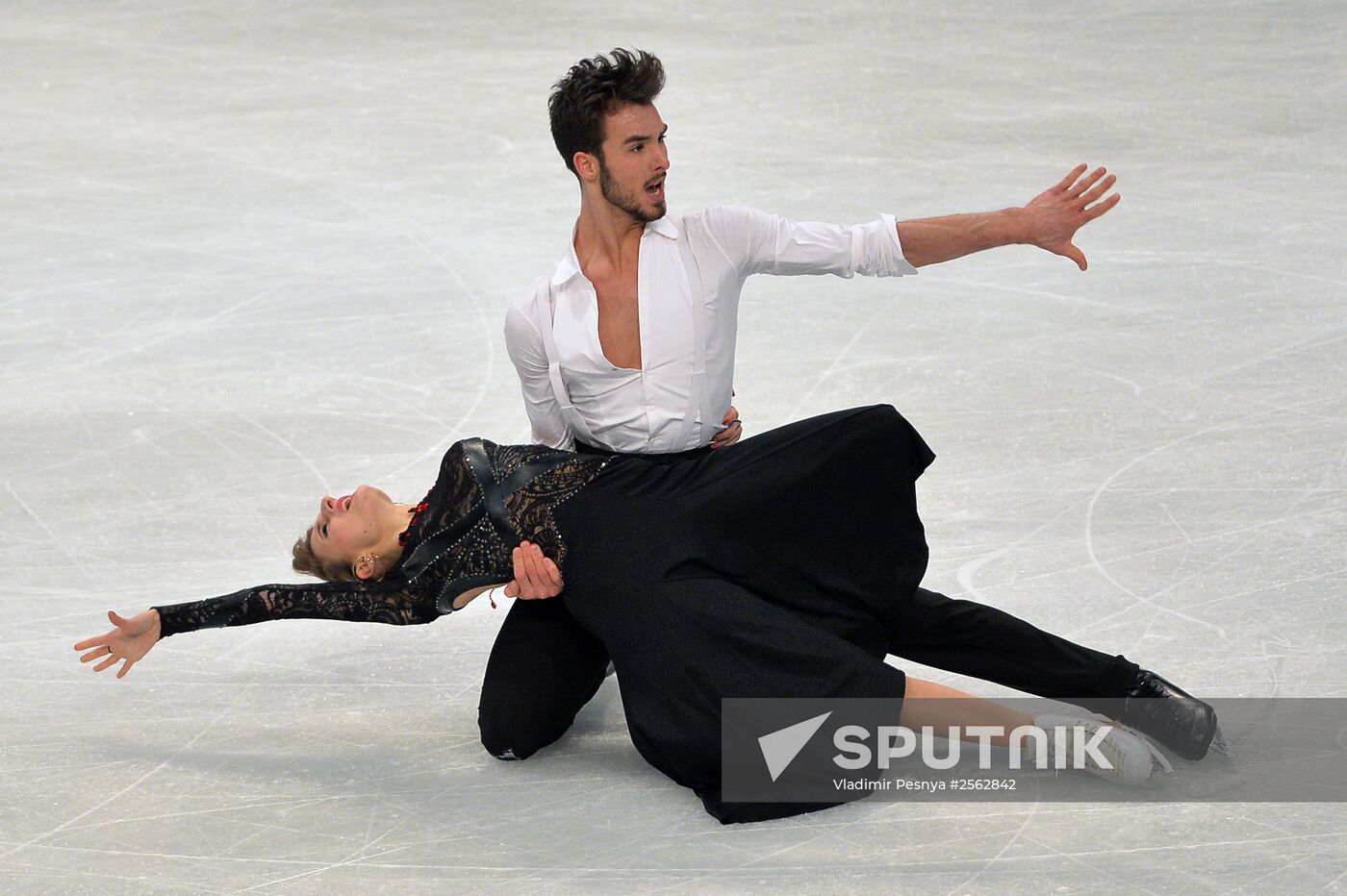 European Figure Skating Championships. Ice dancing. Short program