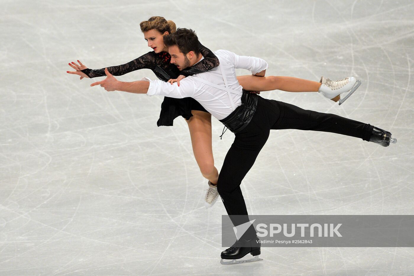 European Figure Skating Championships. Ice dancing. Short program