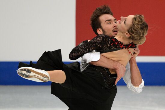 European Figure Skating Championships. Ice dancing. Short program