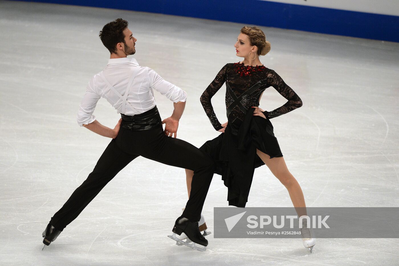 European Figure Skating Championships. Ice dancing. Short program